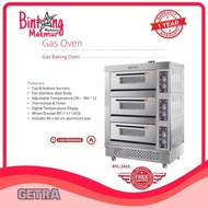 Gas Baking Oven Getra RFL-36SS - Oven Gas Stainless Steel