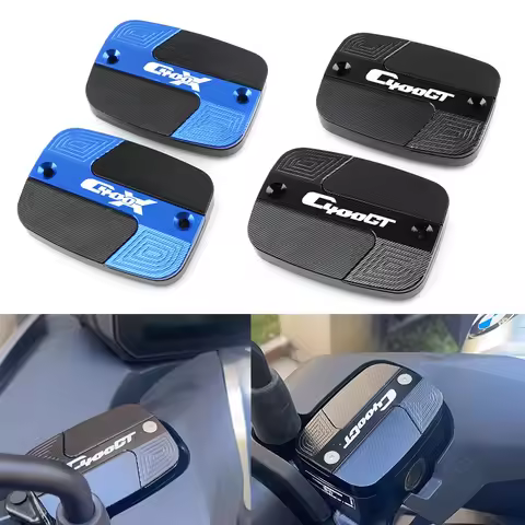 Motorcycle Accessories Front Brake Clutch Cylinder Fluid Reservoir Tank Cover Caps For BMW C400X C40