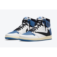 Fragment Design x Travis Scott x Air 1 Retro High 'Military Blue'