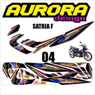Sticker Striping Lis Variation Satria F/Fu 150 Barong Lama Old 2008-2012 Thailook Mothai Design AOR-