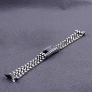 22mm Steel Solid Curved End Screw Links Oyster Clasp Jubilee Bracelet watchband Strap For SEIKO 5 Sports SRPD SSK001 003 005