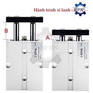 2-cylinder pneumatic cylinder TN10/ TN16 - Flat body pneumatic cylinder - 2-cylinder air cylinder