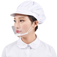 Clear Plastic Hygienic Mouth Shield Mask Anti-Fog Anti-Saliva Splash-proof Protector Reusable for Ho