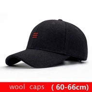 Baseball Cap Adult Large Size Full Closed Wool Hat Big Head Men and Women Plus Size Fitted Felt 56-6