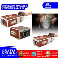 Pembesar Layar HP SP834 Proyektor Smartphone Portable Proyektor Mini Layar Lebar Untuk Hp Infokus An