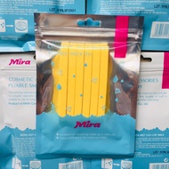 Bông rửa mặt bọt biển Mira Pliable Smooth Cao cấp Hàn Quốc (6 miếng)