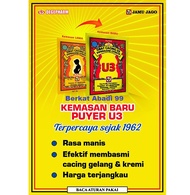 Obat Cacing U3 Puyer Jago 1 Renteng isi 12 Pcs