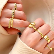 Corvie - Statement & Bold Jewelry Simple RingRing Modern Aesthetic AdjustableWanita By Ohellow.Studi