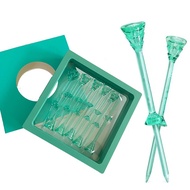 Box Boxed 83mm Golf Tee Plastic Ball Nails Ultra-Fine Zero Resistance Golf Tee Limit Ball Holder 10 