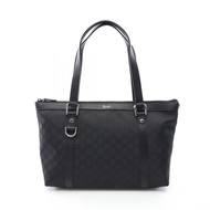 【二手】Gucci GUCCI 托特包 Abbey GG 尼龍 268640 黑色尼龍皮革 Abbey 托特包 女士二手 A