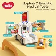 Huile Toys | Educational Simulation Toy Vehicles Fire Truck Ambulance Service Truck