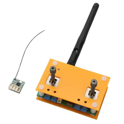 6CH 900MHz Remote Controller Receiver Kit 3.3-4.2V 1S Lipo 800-1000MHz PPM Transmitter 4CH Receiving