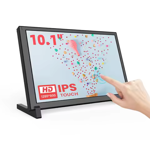 Portable HD 1280X800 Capacitive Touch Screen 10" Raspberry Pi Monitor Driver-free 10-point Touchscre