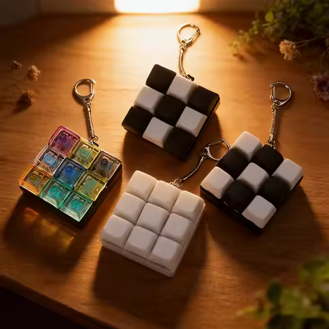Custom Keyboard Keychain for Geeks​ - 9-Key with Real Switches, Programmable Macro Pad | DIY Solderi