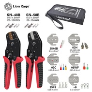 Crimping Tool Set Pressed Pliers Electrician Tools Electrical Terminals Clamp Electronics Pressing Connector Hand Jaws 4