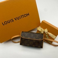 Louis Vuitton LV老花字紋 櫃姐包/腰包/手拿包/斜背包/信封包