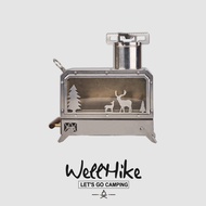 [3.5kg Foldable Stove]Stainless Steel Camping Wood Stove |   Outdoor Tent Heating & Cooking Furnace 