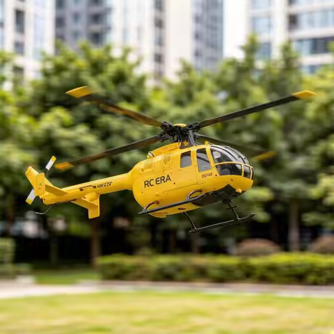New RC ERA 1/25 C180 Remote Control Helicopter 6-Channel Model BO-105 Simulation Aircraft Intelligen