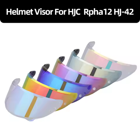 For HJC Rpha12 HJ42 Motorcycle Helmet Replacement Visor Shield Lens Anti-Scratch Windshield Colorful