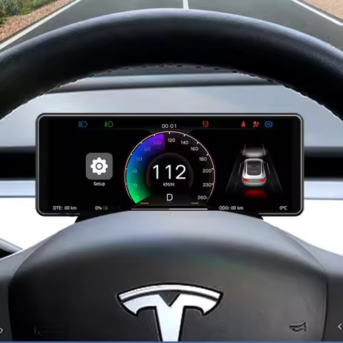 Model3/ Y Front Display Carplay Speedometer Head Up High Dashboard Driver Screen Camera HUD for Tesl