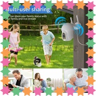 V380 CCTV Camera Outdoor WiFi PTZ Alarm Light Audio 5dB Antenna 2K - MVT-3630S-P12