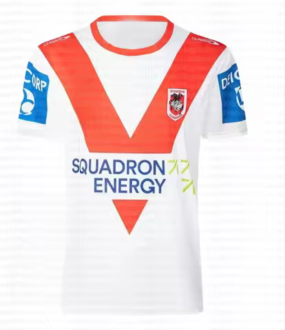 2026 The Latest NRL Summer Australian Illawarra Dragons Football Mens Home Jersey Training Quick-dry