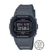 Casio G-Shock DW-5610SU-8 Digital Grey Resin Band Mens' Sports Watch Special Bi-Color Bezel  DW-5610  DW-5600  DW5610