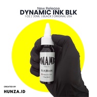 Dynamic Ink BLK Black 1oz Original USA Tattoo Ink | 30ml | Professional Premium Quality Solid Black