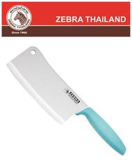 Thailand Zebra Stainless Steel 6.5inch Wisdom Chopper Knife With Turquoise Handle