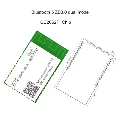5X CC2652P 2.4GHz Bluetooth 5 ZB3.0 Dual Mode Wireless Multi-protocol SMD ARM Microcontroller Transm