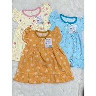 3Pcs Cainito Elfira Baby Girl Dress Cool, soft, comfortable patterned dress/