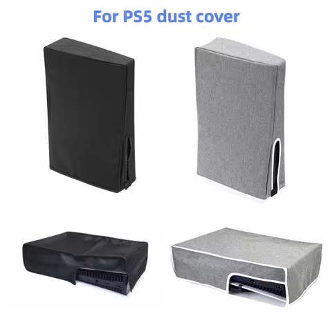 Dust Proof Cover for Play Station 5 PS5 Slim Game Console Protector Case Anti-scratch Sleeve for PS5