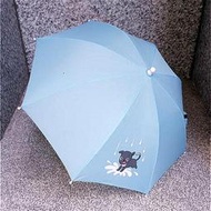 晴雨兩用《LEHO寶貝樹》小黑皮超輕量安全兒童傘/自動雨傘(天空藍)*1