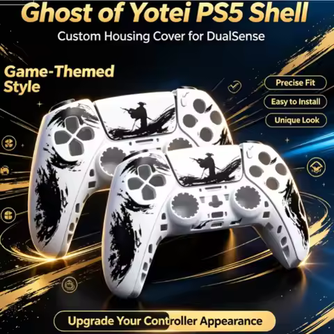 For Ghost of Yotei Replacement Controller Shell, Custom Housing Cover for PS5 DualSense Gamepad, Gam