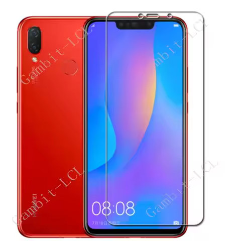 3PCS 9H HD Protective Tempered Glass For Huawei P Smart Plus 2018 ON PSmartPlus Nova 3i Nova3i 6.3" 
