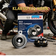 FC2 Disc Compact Horn 12V 350Hz / 420Hz 111dB(A)Bosch Horn For Motorcycle Cars super loud