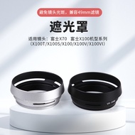 Suitable for Fuji X70X100T/X100S/X100V/X100VI SLR Camera Hood Lens Accessories