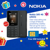 Nokia 105 4G Y2K TA-1546 DS Mobile Phone Elderly Phone Grey