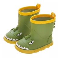 Boys and Girls Rain Boots 2024 Summer Non Slip Cute Shark Baby Rain Boots Boys Rain Shoes Waterproof School