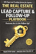 Real Estate Lead Capture & Follow-Up Playbook: Lead Tracking Log Book for Realtors | Client Follow-U