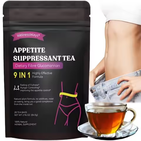 Appetite Suppressant Tea Support Carvings, Fullness & Weight Management - Dietary Supplement - 28 Te