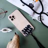 鞋頭智能手機背帶/黑色