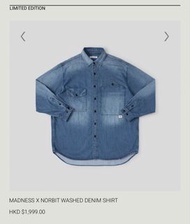 MADNESS X NORBIT WASHED DENIM SHIRT