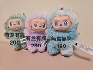 Labubu 3.0現貨 幸運(紫色) 平靜(綠色) 希望(藍色) 價錢如圖