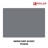 TACO HPL SMOKE GREY GLOSSY TH-022G / HPL LAMINATE / ROLAS PELAYON