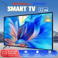 ♚EXPOSE  Smart TV 32 inch Android 12.0 TV 4K Android tv LED murah LED Television  Smart TV 5-year warranty♀