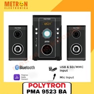 POLYTRON PMA 9523 BA - BLACK - MULTIMEDIA SPEAKER + USB + RADIO