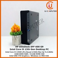 HP ELITEDESK 600 G9 SFF INTEL CORE I5-13500 VPRO 16GB RAM 512GB NVME SSD USED DESKTOP PC (UNBOXED)