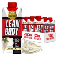 Lean Body Ready-to-Drink Vanilla Protein Shake, 40g Protein, Whey Blend, 0 Sugar, Gluten Free, 22 Vi