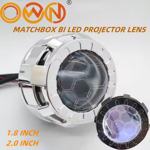 OWN MATCHBOX 1.8 2.0 INCH MINI BI LED PROJECTOR LENS KIT LHD RHD EASY INSTALL H1 H7 H4 HEADLIGHTS 36